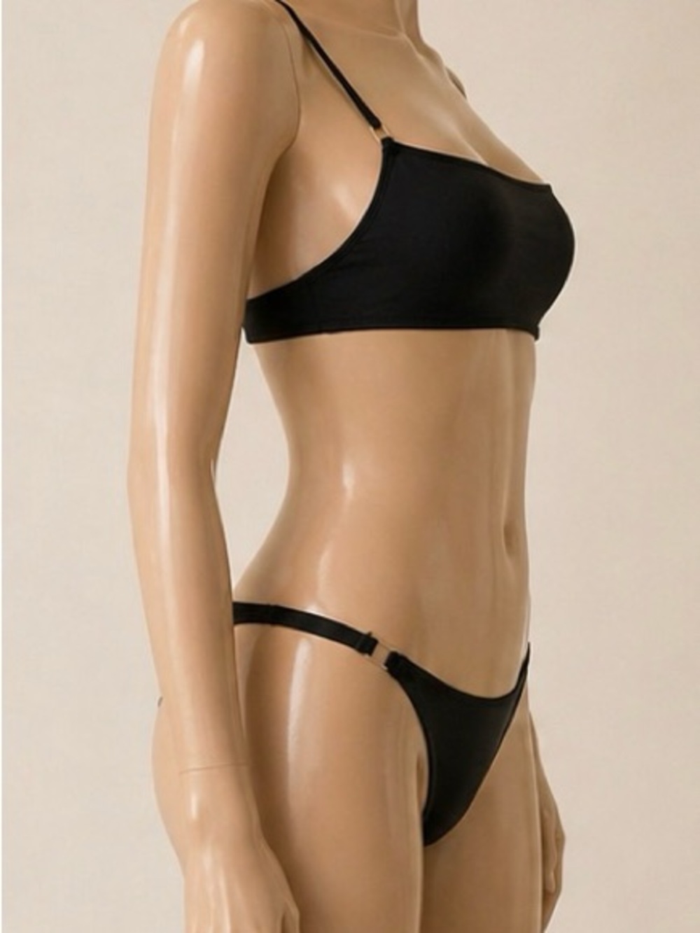 Black Minimal Bikini Set
